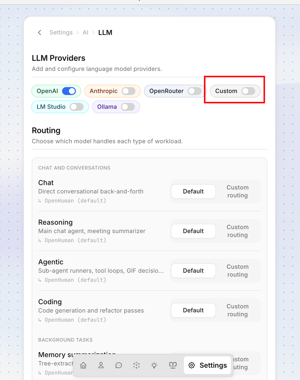OpenHuman verify connection